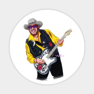 Hank Williams Jr. - An illustration by Paul Cemmick Magnet